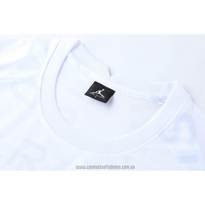 Chandal del Paris Saint-Germain Jordan Manga Corta 2021 Blanco